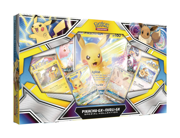 Pokémon Pikachu & Evoli-GX Spezial-Kollektion Deutsche Version