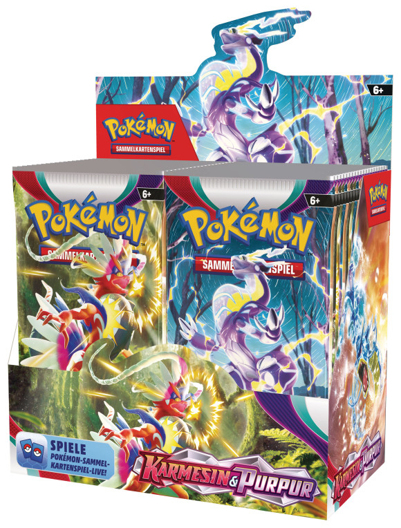 Pokémon TCG Schwert & Schild: Karmesin & Purpur Booster Display (36) *Deutsche Version*