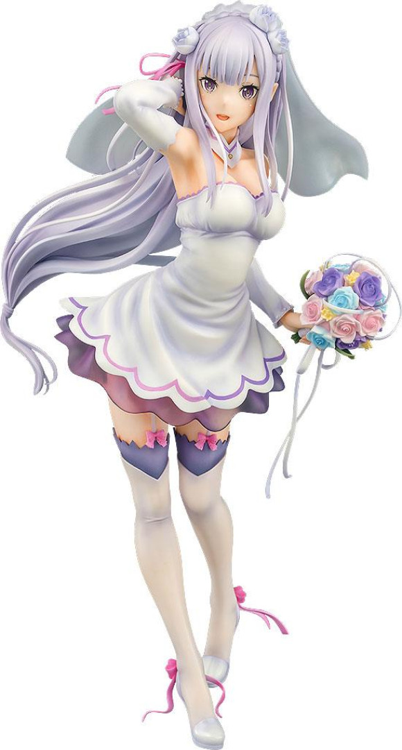 Re:ZERO -Starting Life in Another World- PVC Statue 1/7 Emilia Wedding Ver. 25 cm