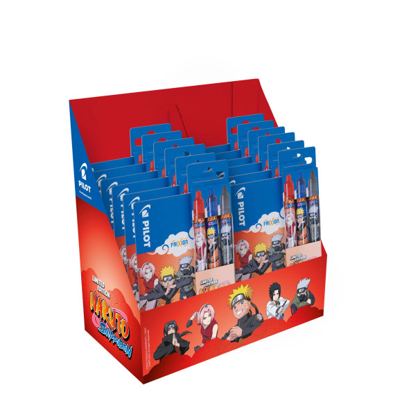 Naruto Shippuden Kugelschreiber FriXion Clicker Naruto Limited Edition 3er Pack LE 0.7 (12)