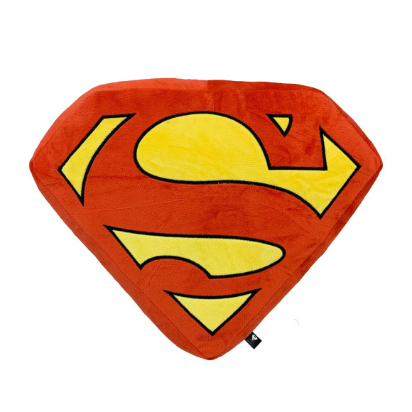 DC Comics Plüschkissen Superman Logo 35 x 35 cm