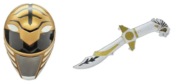 Power Rangers White Ranger Rollenspiel-Bundle