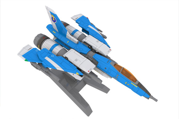 Raiden II Plastic Kit 1/100 Raiden Mk-II 2P Color 18 cm