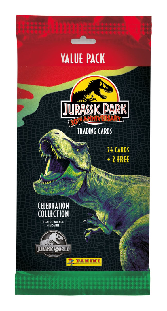 Jurassic Park 30th Anniversary Trading Cards Celebration Collection Value Packs Display (10) *Deutsche Version*