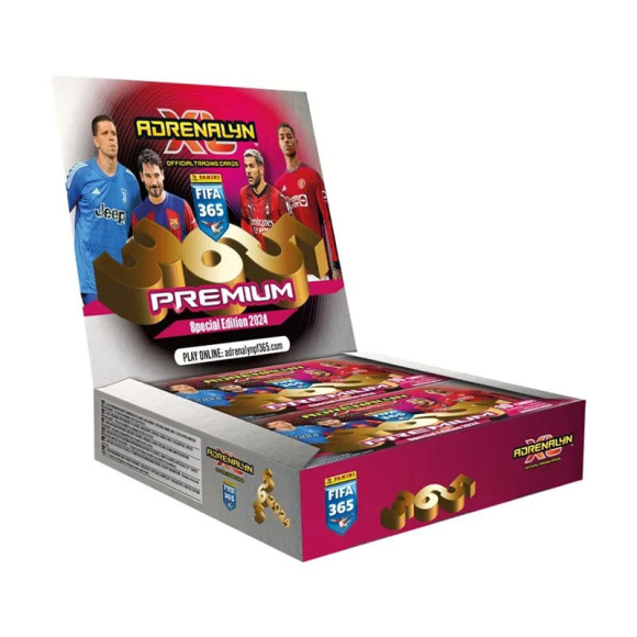 FIFA 365 Adrenalyn XL 2024 Trading Cards Premium Packs Display (10)