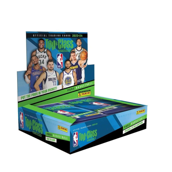 NBA Top Class 2023-24 Trading Cards Flow Packs Display (24)