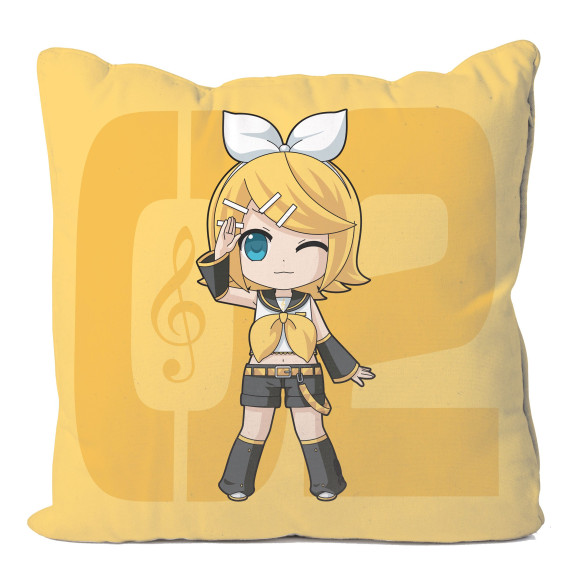 Vocaloid Kissenbezug Kagamine Rin 50 x 50 cm