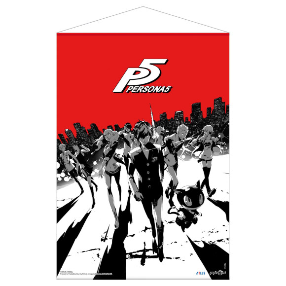 Persona 5 Wandrolle Group 50 x 70 cm