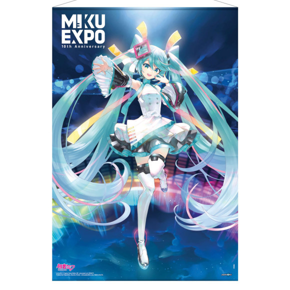 Hatsune Miku Wandrolle Miku Expo 10th Anniversary Limited Edition 61 x 91 cm