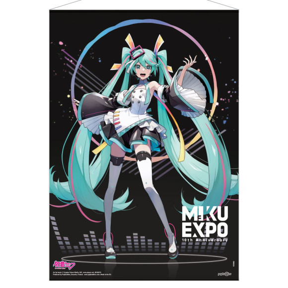 Hatsune Miku Wandrolle Miku Expo 10th Anniversary Limited Edition 50 x 70 cm