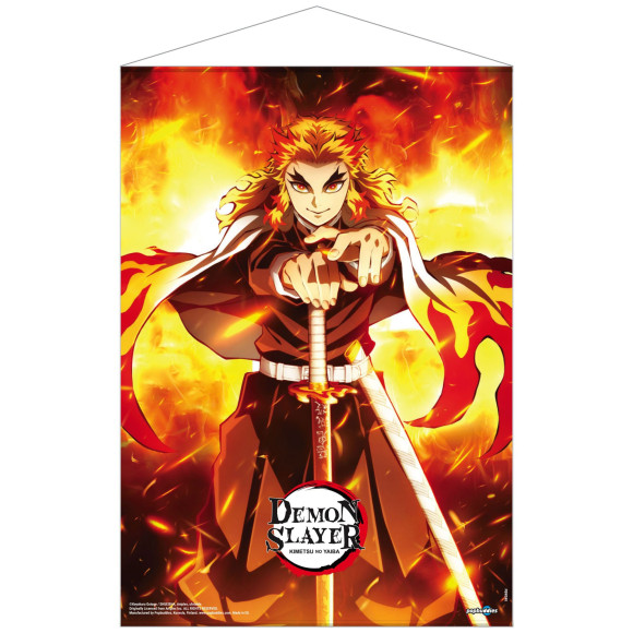 Demon Slayer: Kimetsu no Yaiba Wandrolle Kyojuro Rengoku 50 x 70 cm
