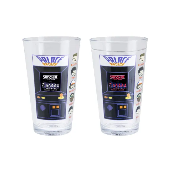 Stranger Things Trinkglas mit Thermoeffekt Arcade 400 ml