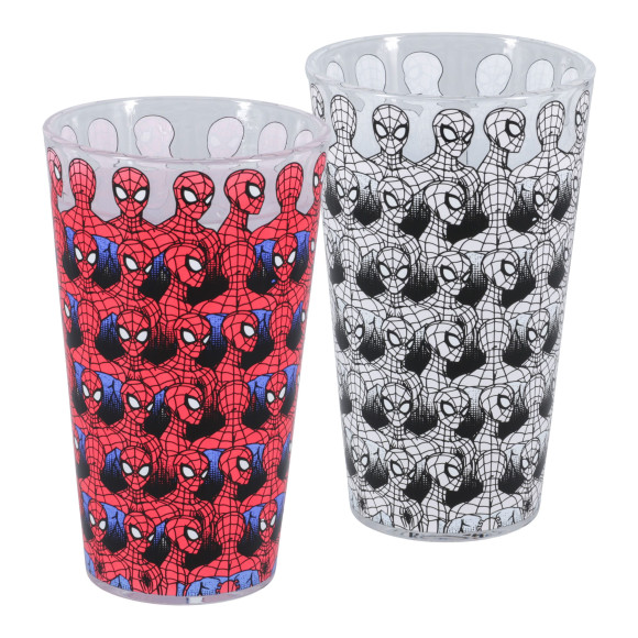 Spider-Man Glas mit Thermoeffekt