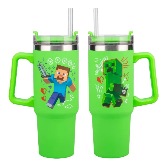 Minecraft Trinkbecher To Go Green  
