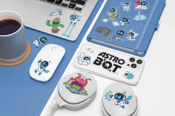 Astro Bot Vinyl Sticker Set Astro Bot