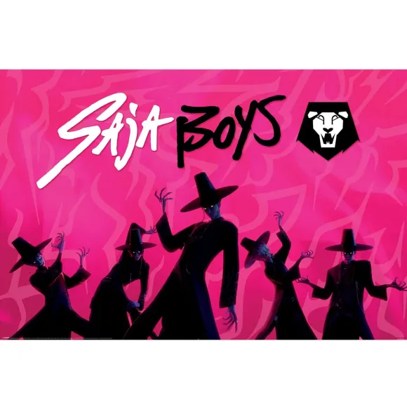 KPop Demon Hunters Poster Set Saja Boys Idol 91 x 61 cm (4) 