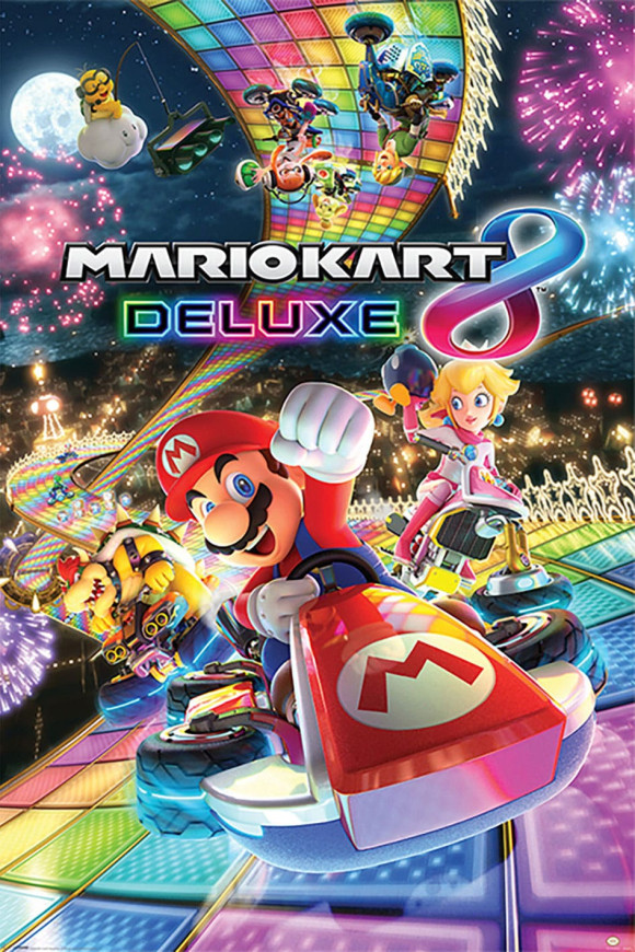 Mario Kart Poster Set Mario Kart 8 Deluxe 61 x 91 cm (4)