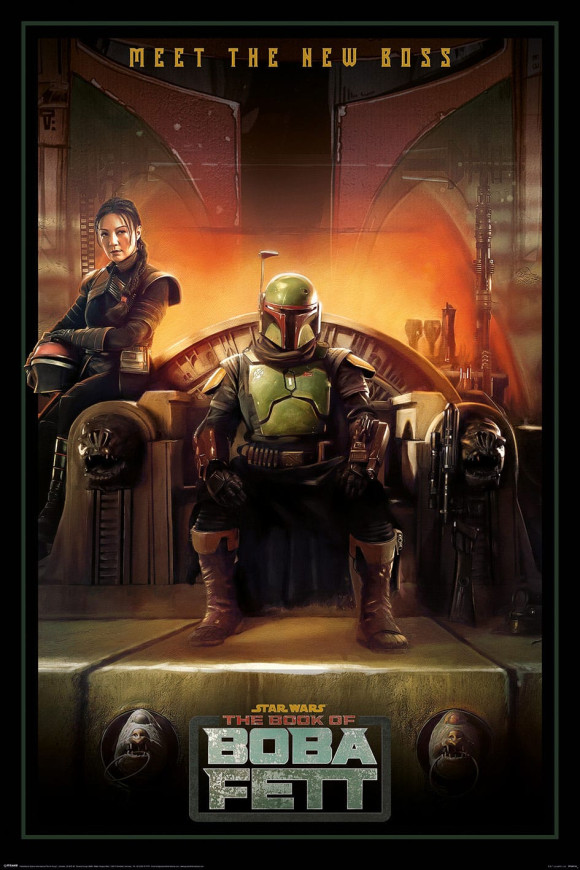 Star Wars: The Book of Boba Fett Poster Set Meet the new Boss 61 x 91 cm