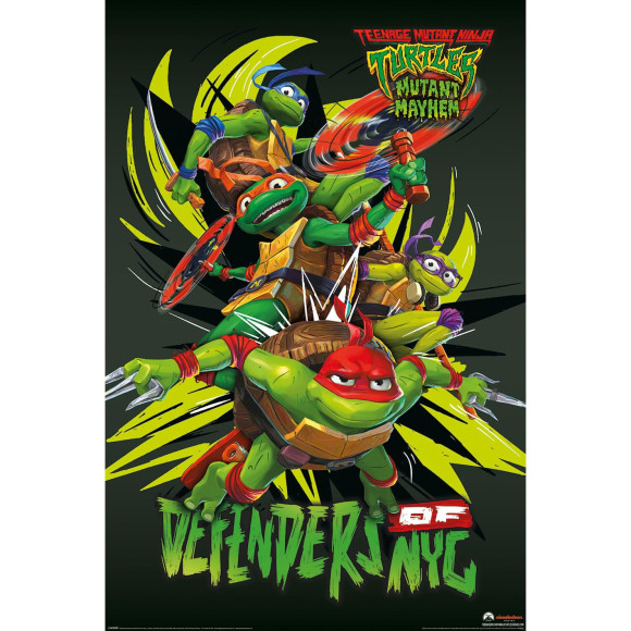 Teenage Mutant Ninja Turtles: Mutant Mayhem Poster Set Defenders of NYC 61 x 91 cm (4)