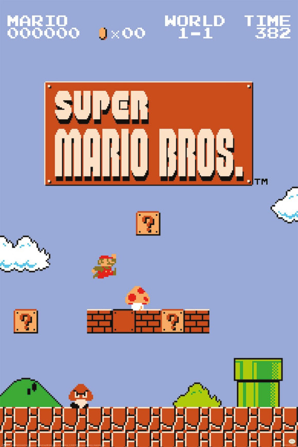 Super Mario Brothers Poster Set World 1-1 61 x 91 cm (4)