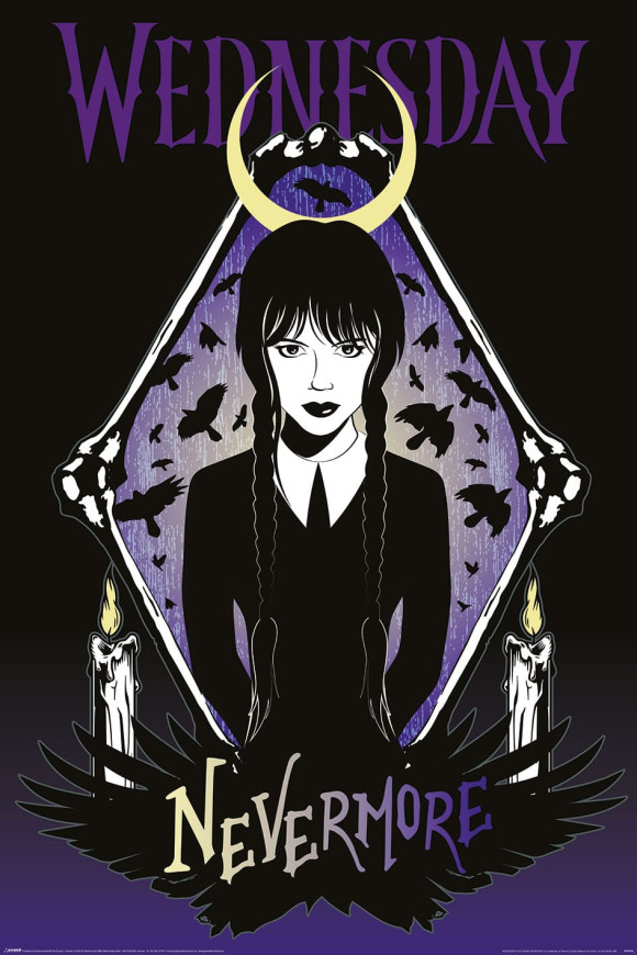 Wednesday Poster Set Ravens 61 x 91 cm (5)