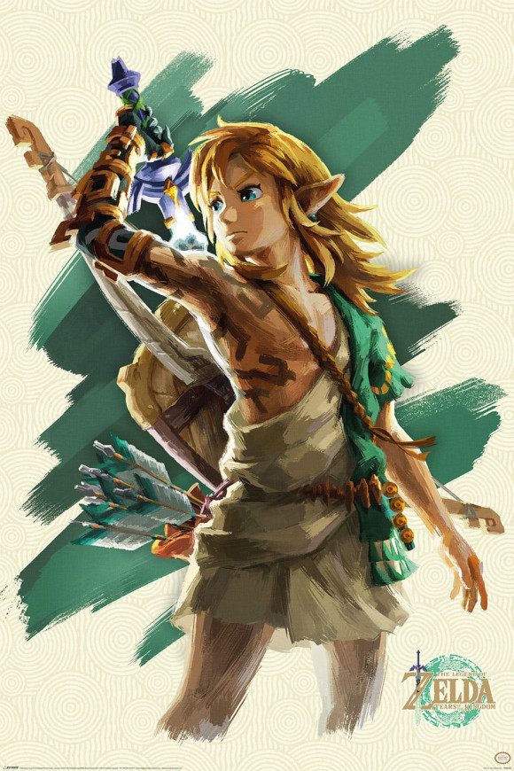The Legend of Zelda Tears of the Kingdom Poster Set Link Unleashed 61 x 91 cm (5)