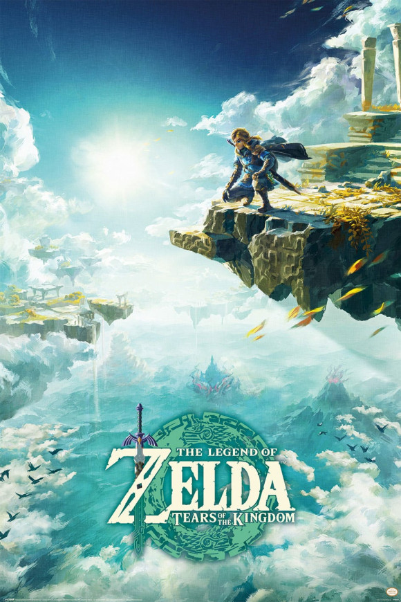 The Legend of Zelda Tears of the Kingdom Poster Set Hyrule Skies 61 x 91 cm (5)