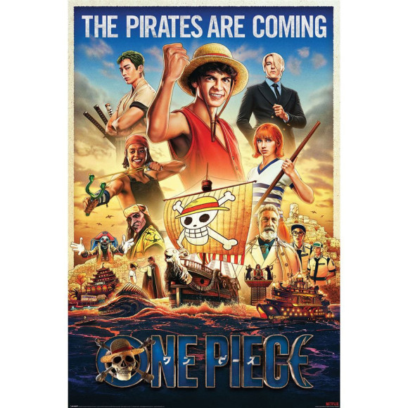 One Piece Poster Set Pirates Incoming 61 x 91 cm (4)