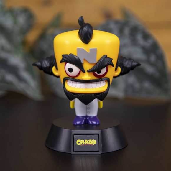 Crash Bandicoot 3D Icon Lampe Doctor Neo Cortex 10 cm