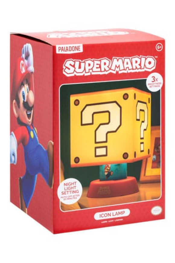 Super Mario LED-Lampe Icon 26 cm