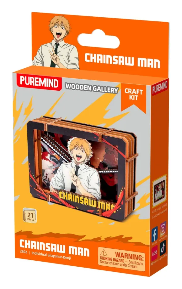 Chainsaw Man Modellbausatz Wooden Gallery (S) Denji