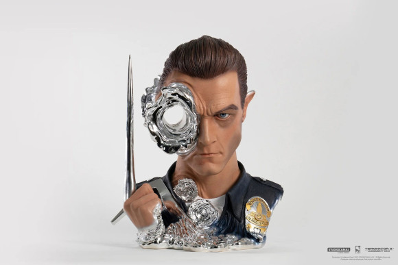 Terminator Replik 1/1 T-1000 Art Mask Painted Deluxe Version 44 cm
