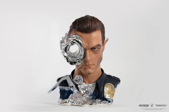Terminator Replik 1/1 T-1000 Art Mask Painted Standard Version 44 cm