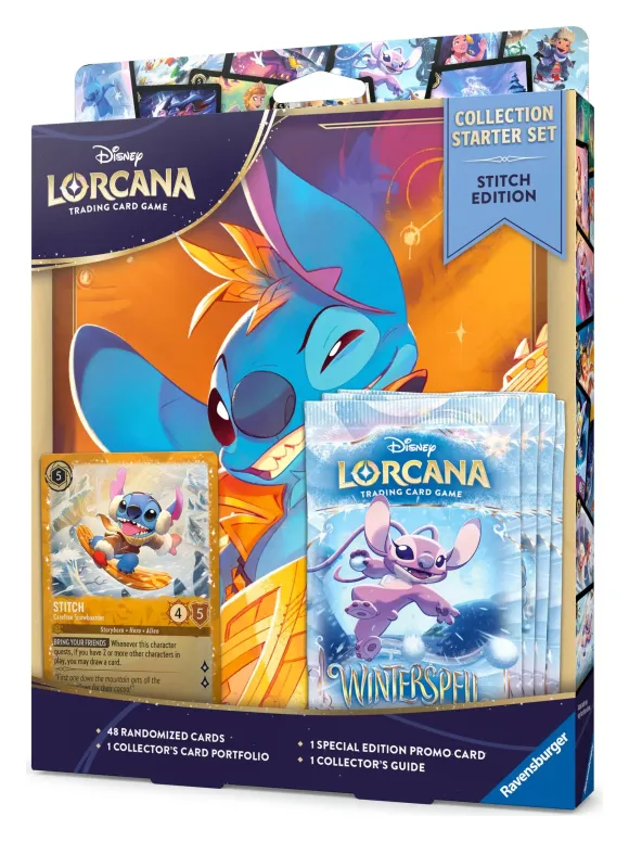 Disney Lorcana TCG Starterset für Sammler Stitch Edition *Englische Edition*