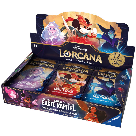 Disney Lorcana TCG Das Erste Kapitel Booster Display (24) *Deutsche Edition*