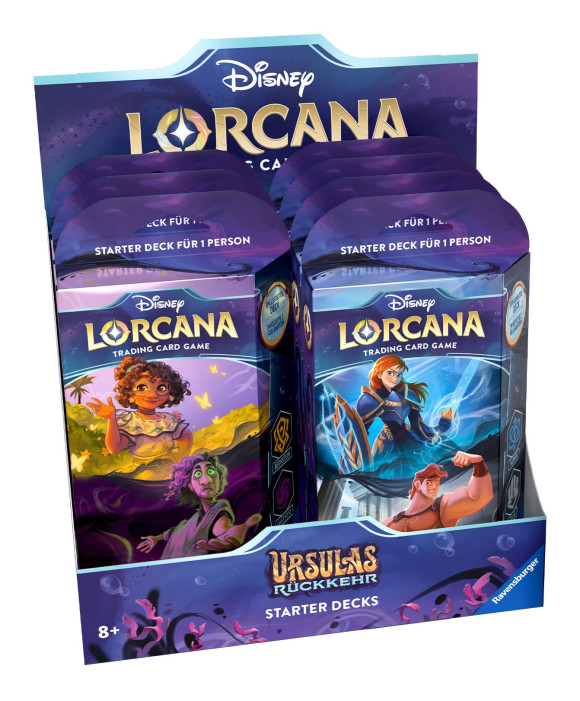 Disney Lorcana TCG Ursulas Rückkehr Starter Decks Display (8) Deutsche Edition