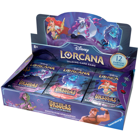 Disney Lorcana TCG Ursulas Rückkehr Booster Display (24) Deutsche Edition