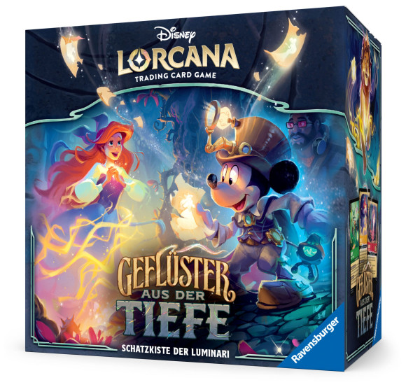 Disney Lorcana TCG Geflüster aus der Tiefe Schatzkiste der Luminari *Deutsche Edition*