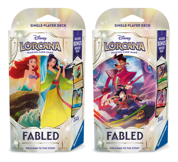Disney Lorcana TCG Fabled Starter Decks Display (8) *Englische Edition*