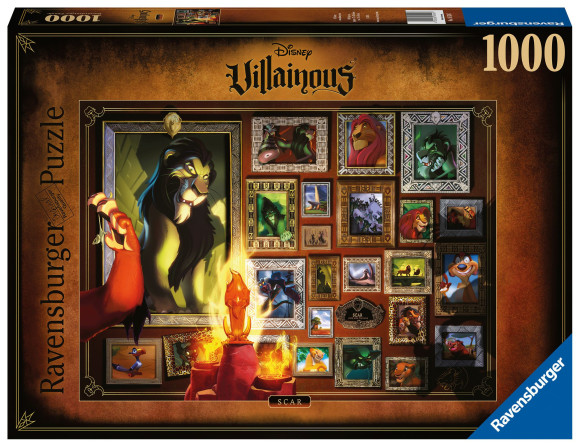 Disney Villainous Puzzle König der Löwen - Scar (1000 Teile)