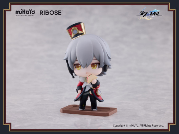 Honkai: Star Rail Welcome to Train Tea Party Chibi Figur Trailblazer (Male) 8 cm