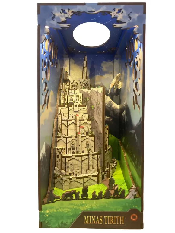 Der Herr der Ringe Tiny Adventures Book Nook Mini-Diorama Minas Tirith 23 cm