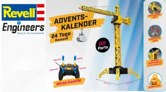 Revell Engineers Adventskalender Mega Crane