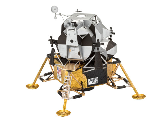 NASA Modellbausatz Geschenkset 1/48 Apollo 11 Lunar Module Eagle 14 cm