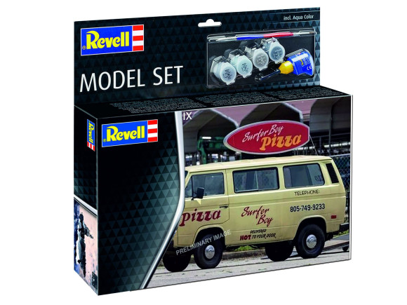 Stranger Things Modellbausatz-Set 1/25 VW T3 Bus Surfer Boy 19 cm