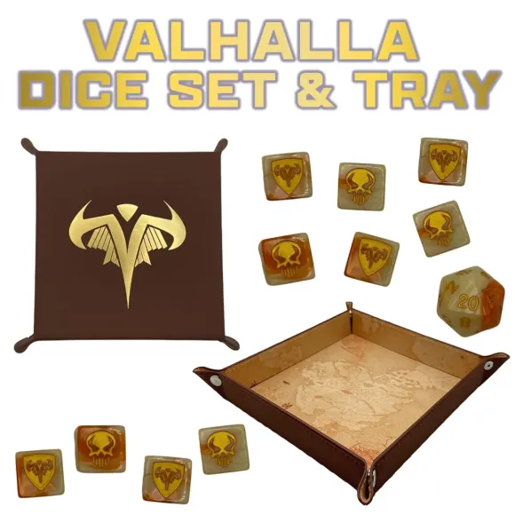 Heroscape Würfel & Tablett Set Valhalla  *Englische Version*