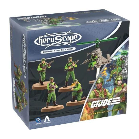 G.I.Joe Heroscape Armeeerweiterung Greenshirts & Battle Copter (Common) *Englische Version*