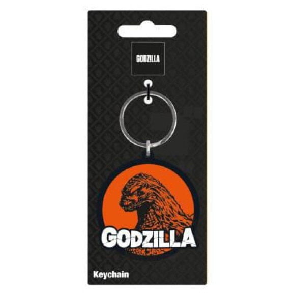 Godzilla Gummi-Schlüsselanhänger Mean 6 cm