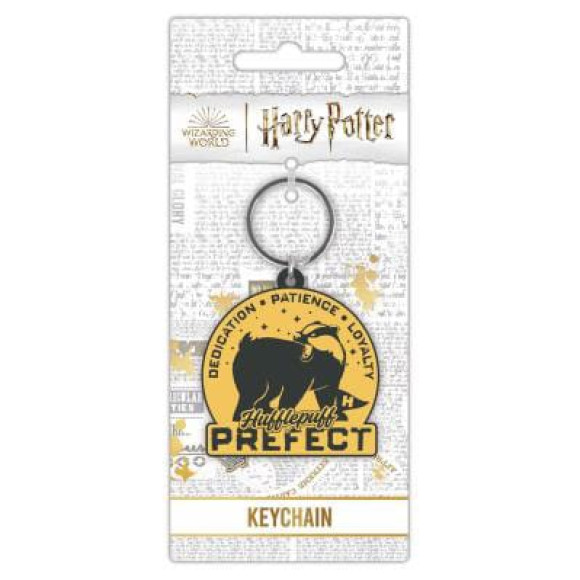 Harry Potter Gummi-Schlüsselanhänger Clubhouse Hufflepuff 6 cm