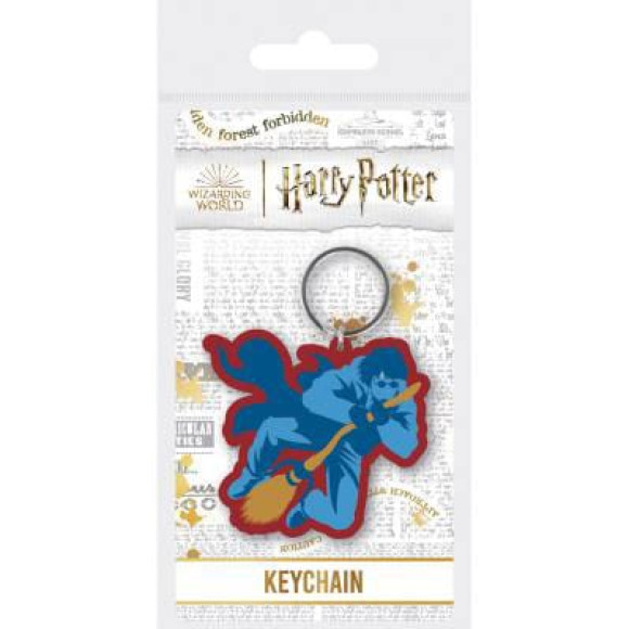 Harry Potter Gummi-Schlüsselanhänger Checkmate Broom 6 cm